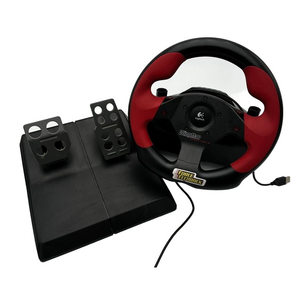 Logitech WingMan Formula Force GP Force Feedback Steering Wheel & Pedals Tested